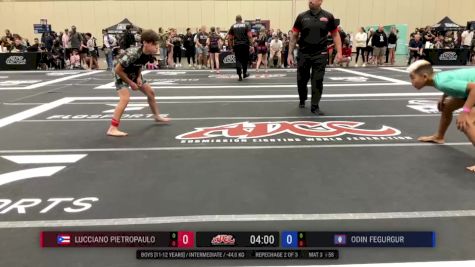 Lucciano Pietropaulo vs Odin Fegurgur 2025 ADCC Orlando Open/Youth Trials