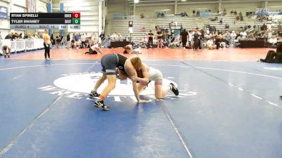 132 lbs Rr Rnd 2 - Ryan Spinelli, Duro Wrestling Club - HSB vs Tyler Swaney, Southern Roots - HSB