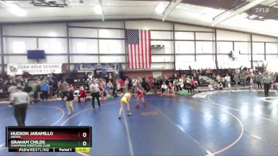 75 lbs Cons. Round 3 - Hudson Jaramillo, Uintah vs Graham Childs, Champions Wrestling Club