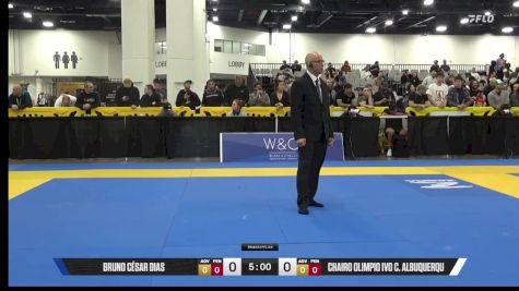 Chairo Olimpio Ivo C. Albuquerqu vs Bruno César Dias 2025 World IBJJF Jiu-Jitsu No-Gi Championship