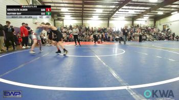 90 lbs Rr Rnd 1 - Maverick Depperschmidt, Cowboy Wrestling Club vs Jackie Allen, Collinsville Cardinal Youth Wrestling