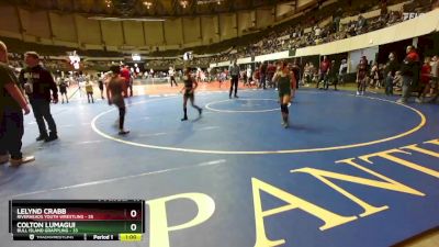 80 lbs Quarterfinal - Colton Lumagui, Bull Island Grappling vs Lelynd Crabb, Riverheads Youth Wrestling