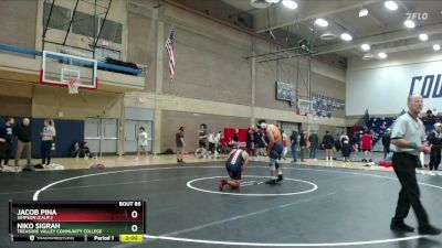 184 lbs Cons. Round 2 - Jacob Pina, Simpson (Calif.) vs Niko Sigrah, Treasure Valley Community College