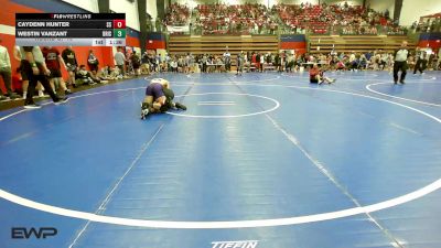 120 lbs Round Of 16 - Caydenn Hunter, Sand Springs HS vs Westin Vanzant, Bristow