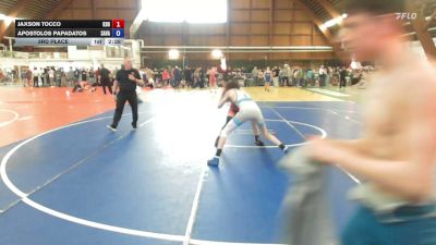 106A lbs 3rd Place - Jaxson Tocco, Kd6 vs Apostolos Papadatos, Savage