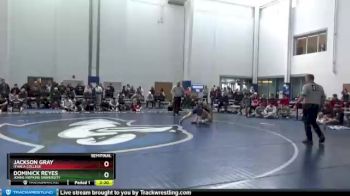 165 lbs Semifinal - Dominick Reyes, Johns Hopkins University vs Jackson Gray, Ithaca College