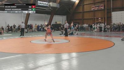 130 lbs Semifinal - Julian Zargo, Rise vs Robert Rodriguez, Rednose