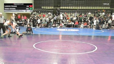 121 lbs Rr Rnd 2 - Ladson Fraser, CTWHALE Humpback - MSE vs Hines Kromel, TDWC Maniacs - MSE