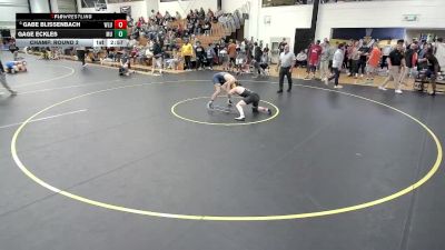 174 lbs Champ. Round 2 - Gage Eckles, Marian vs Gabe Blissenbach, West Liberty