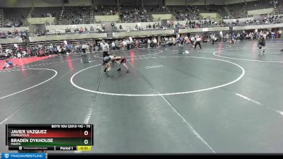 75 lbs Semifinal - Javier Vazquez, Minneapolis vs Braden Dykhouse, MIGRTC