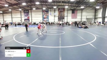 145 lbs Consi Of 8 #1 - Richie DeFulvio, NJ vs Lucas Libby, ME