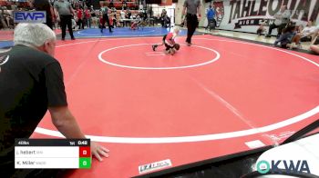 40 lbs Quarterfinal - Jack Hebert, Viking Wrestling Club vs Kyson Miller, Wagoner Takedown Club