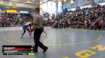 195 lbs Semifinal - Max Agresti, Salesianum vs Shamar Nelson, Caesar Rodney H S