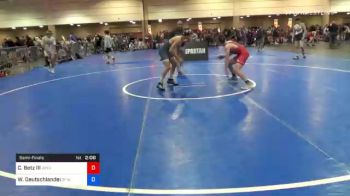 130 lbs Semifinal - Carl J Betz III, Apex Wrestling School vs Will Deutschlander, 3F Wrestling