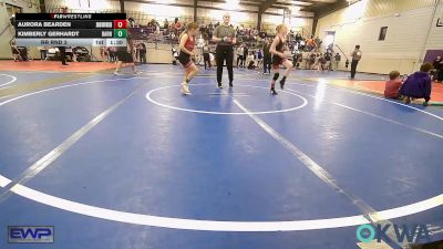 62-72 lbs Rr Rnd 1 - Aurora Bearden, Skiatook Youth Wrestling vs Kimberly Gerhardt, Barnsdall Youth Wrestling