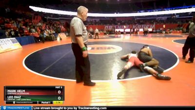 2A 285 lbs Cons. Round 1 - Mark Helm, Chatham (Glenwood) vs Leo Diaz, Crystal Lake (Central)