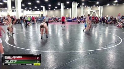 215 lbs Round 2 (16 Team) - Nick Saxton, Iowa Gables vs Tallin Lorenzen, Iowa Hawks