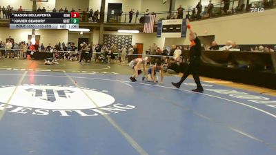 110 lbs Quarterfinal - Mason Dellapenta, Eden vs Xavier Seabury, North Babylon