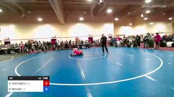 60 lbs Round Of 64 - Dylann Ciarciaglini, Gold Rush Wrestling vs Ryan Bennett, The Wrestling Factory Of Cleveland
