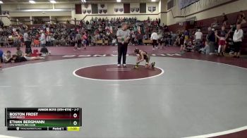 J-7 lbs Cons. Semi - Ethan Bergmann, CPU Wrestling Club vs Boston Frost, Team Bosco