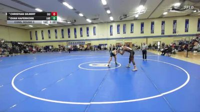 165 lbs Cons. Round 2 - Evan Haferkorn, Lakeland vs Christian Gilbert, Carthage College