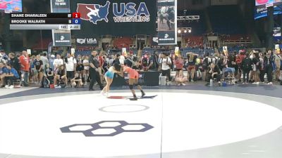 95 lbs Cons. Rd Of 32 - Shane Dharaleen, New York vs Brooke Walrath, Iowa