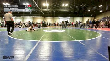 64 lbs Rr Rnd 3 - Jackson Cummins, Lone Grove Takedown Club vs Brady Wilkerson, Madill Takedown