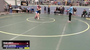 130 lbs Round 3 - Rylee Abbett, Chugach Eagles Wrestling Club vs Chloe Lastimosa, Marathon Wrestling Club