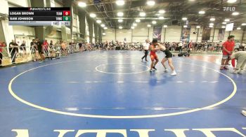 160 lbs Rr Rnd 3 - Logan Brown, Team Germantown vs Sam Johnson, TNWC Blue
