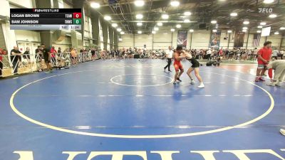 160 lbs Rr Rnd 3 - Logan Brown, Team Germantown vs Sam Johnson, TNWC Blue