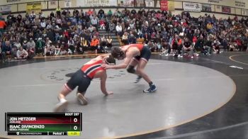 157 lbs Semifinal - Jon Metzger, Ashland vs Isaac DiVincenzo, Berea-Midpark