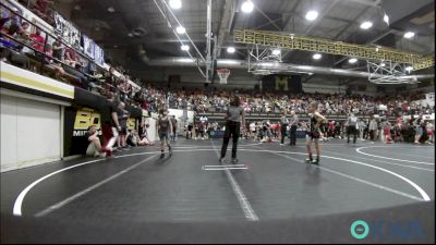 70 lbs 3rd Place - Emmett Alvarado, Comanche Takedown Club vs Ayson Miller, Standfast