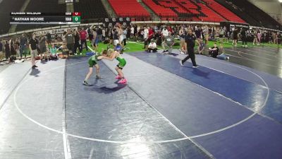 70 lbs Champ. Round 5 - Nathan Moore, Idaho vs Korbin Wilson, Idaho