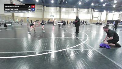 100 lbs Rr Rnd 1 - Morgan Nelson, Jax Wrestling Club vs Penelope Pritz, Hernando Wrestling Club