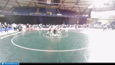 74 lbs Champ. Round 2 - Logan Brevick, Snoqualmie Valley Wrestling Club vs Wyatt Smith, Orting Jr. Cardinals Wrestling