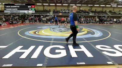 175 lbs Semifinal - Jack Giannetto, Narragansett vs Gianni Santo, Bishop Hendricken