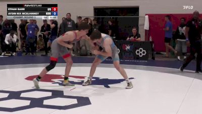 77 Finals kg Champ. Round 2 - Ethan Barr, Golden Pride RTC vs Aydin Rix McElhinney, Northern Colorado Wrestling Club