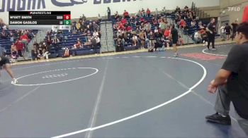 157 lbs Cons. Round 2 - Wyatt Smith, Southern Oregon vs Damon Gasilos, Linfield University