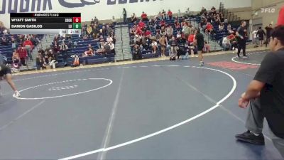 157 lbs Cons. Round 2 - Wyatt Smith, Southern Oregon vs Damon Gasilos, Linfield University