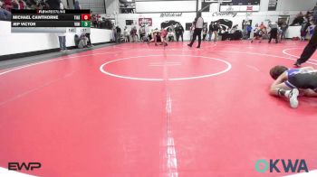 49 lbs Final - Michael Cawthorne, Tiger Trained Wrestling vs Jep Victor, Vinita Kids Wrestling