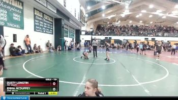 119 lbs Quarterfinal - Emma McDuffey, Sage Valley vs Dusty Longtin, Tri- Valley