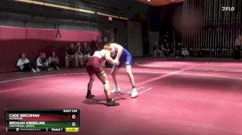 126 lbs Round 2 - Cade Birchman, Fennimore vs Brogan Nibbelink, Crestwood, Cresco
