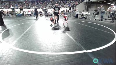 40 lbs Round Of 16 - Tucker Henley, Eufaula Ironheads Wrestling Club vs Trek Castor, Woodward Youth Wrestling