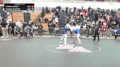 185 lbs Semifinal - Sophia Hersey, Braintree vs Darian Chartier, Framingham