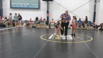 29 lbs Rr Rnd 3 - Camryn McManus, CT Whale - W vs Sadie Sweat, Mat Demon - W