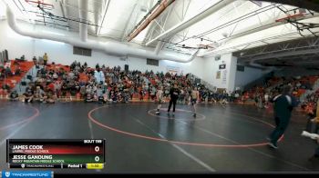 98 lbs Semifinal - James Cook, Laurel Middle School vs Jesse Ganoung, Rocky Mountain Middle School