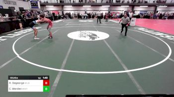125A lbs Rr Rnd 3 - Ryan Degeorge, Delbarton vs Calvin Werden, Western Reserve Academy