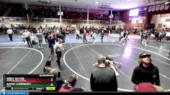 98 lbs Quarterfinal - Kaysic Lundquist, Mead vs Joely Slyter, Lewiston High School