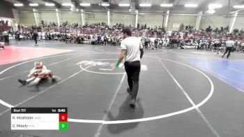 66 lbs Quarterfinal - Rudy Mcallister, Juggernaut WC vs Connor Moody, Athlos Wrestling