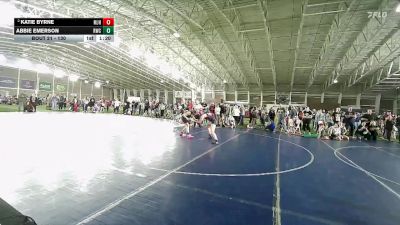 130 lbs Champ. Round 1 - Abbie Emerson, Ravage Wrestling Club vs Katie Byrne, Madison Junior High